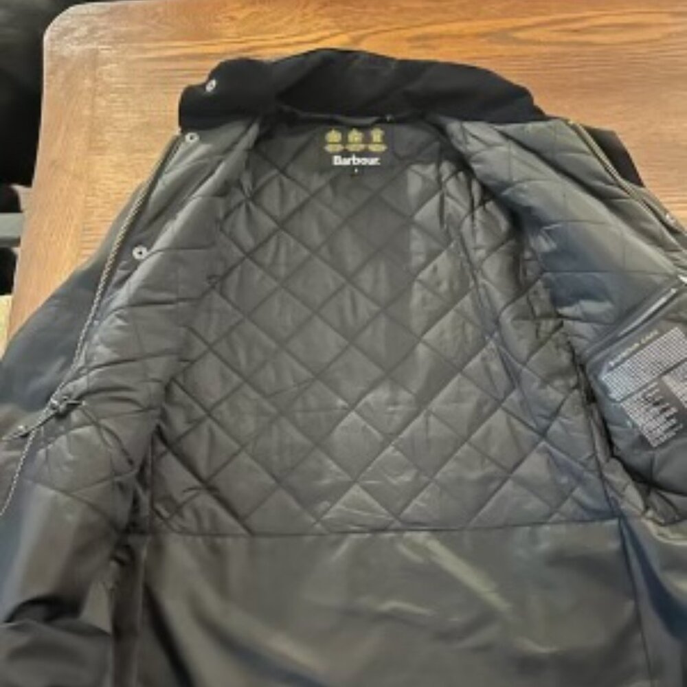 Black Barbour Sapper Waxed Jacket - image 5